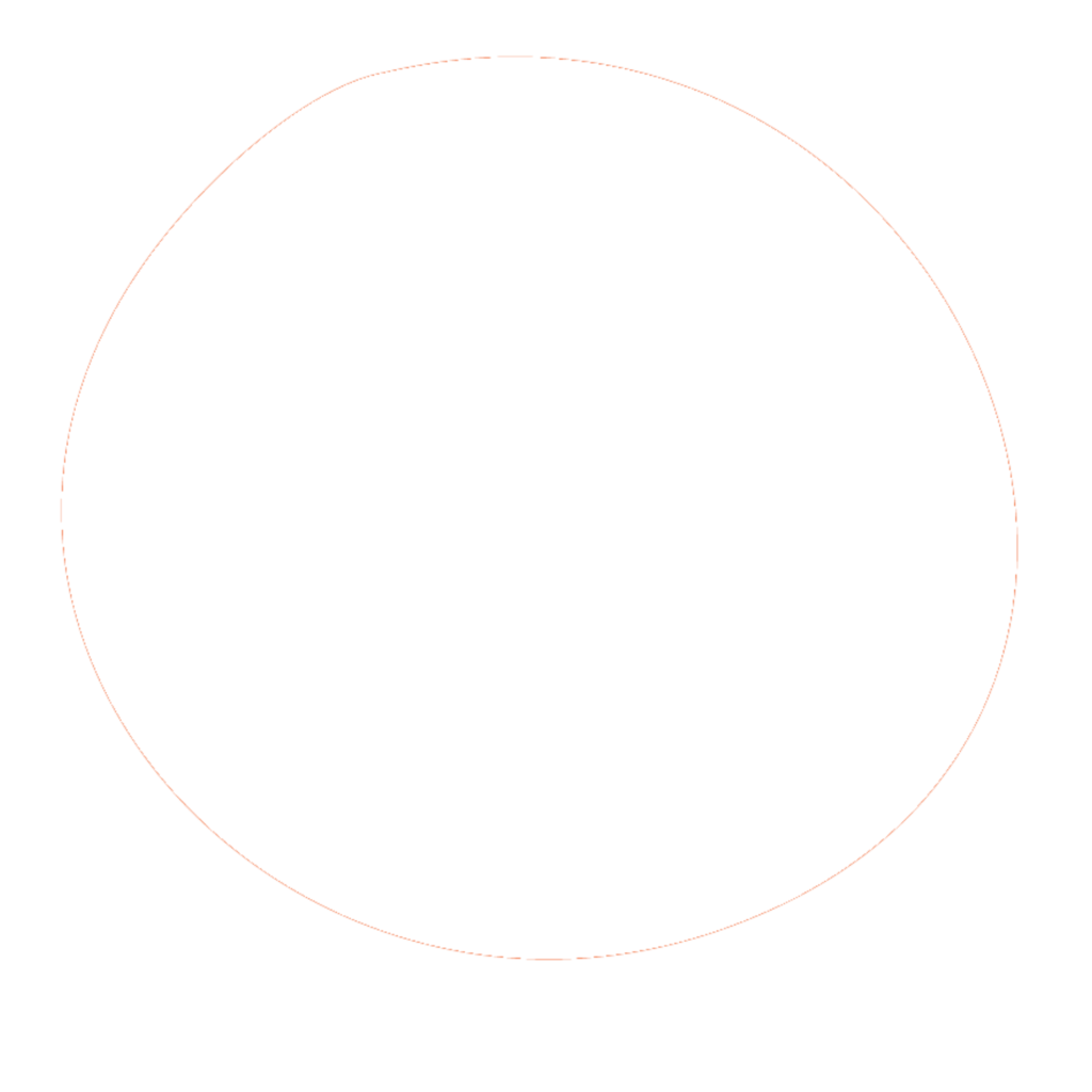 white solid organic circle